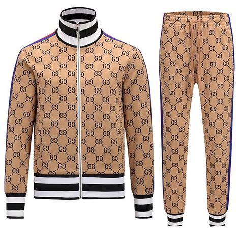 gucci jumpsuit mens blue and red|men's Gucci tracksuit for sale.